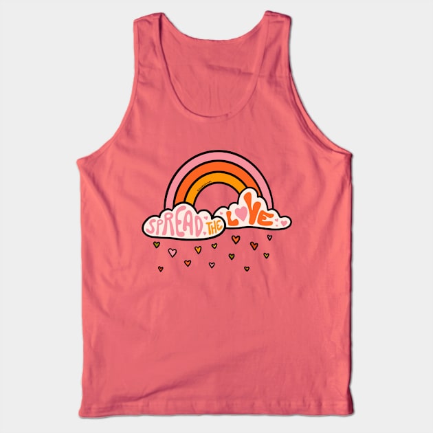 Spread the Love Tank Top by Doodle by Meg